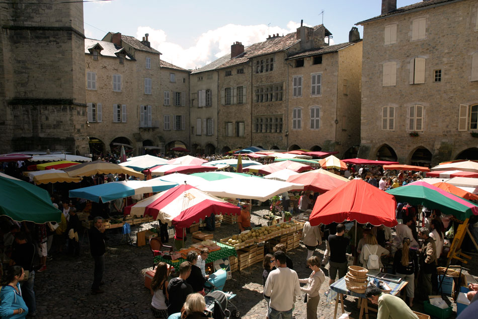 Markt in Villefranche