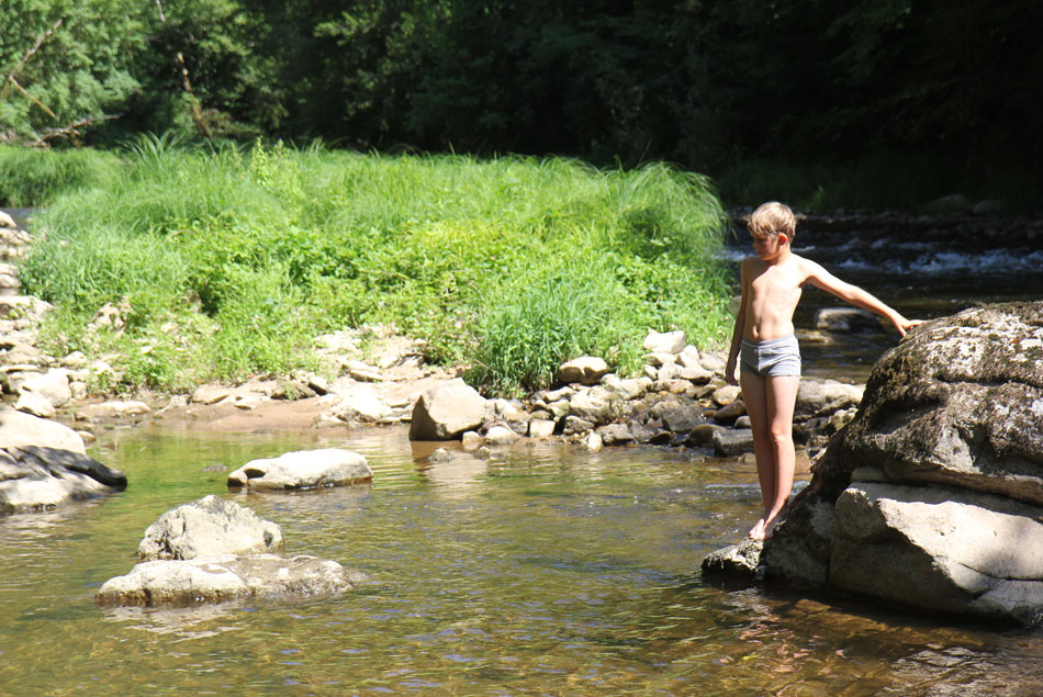 Zwemmen in de Aveyron